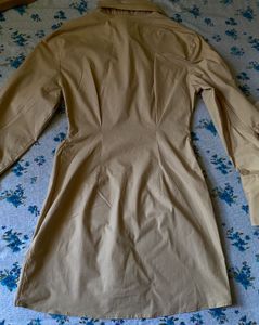 ✨ H&amp;M Gathered Poplin Shirt Dress 👗