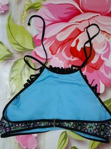 (1052)Fringe Halter Top
