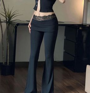 Black Skirtpants For Women Worn Twice Only