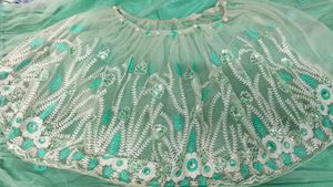 Ethnic Gown With Ponchu