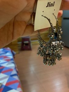 Hoop Jhumka Earrings