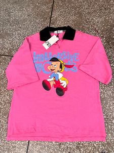 Pink Graphic T-Shirt