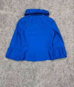 Blue Ruffled Jacket