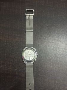 Silver Mesh Watch
