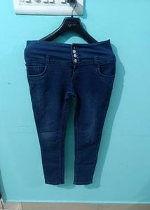 Dark Blue Denim Jeans