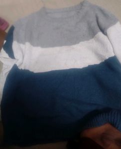 Stylish Color Block Sweater