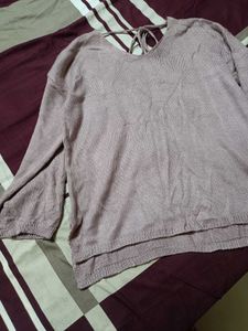MAUVE KNIT TOP