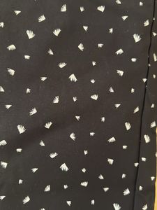 Stylish Black &amp; White Patterned Pants