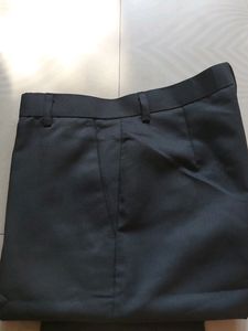 MANCREW Men Regular Fit Black Cotton Blend Trouser