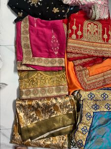 Women Saree Heavy Work