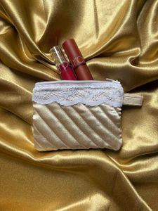 Handmade Quilted Cosmetic Bag