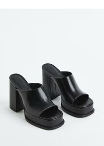 H&M Black Platform Heels