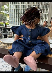 Cute Denim Baby Dress