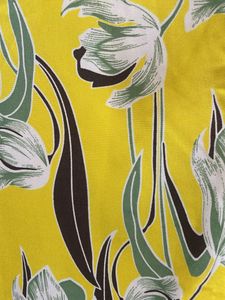 Yellow Floral Print Top