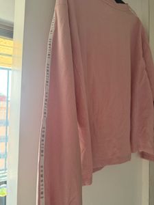 Pink Casual Sweatshirt