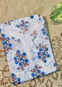 Floral Print Kurta