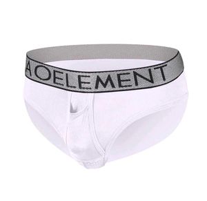 AOELEMEN Sill White Briefs Separation Tora