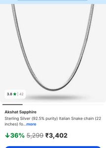 Silver chain