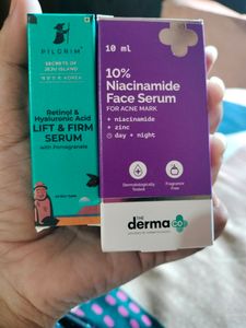 The Derma Co And Pilgrim Face Serum Pack Of 2