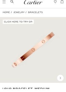 cartier love bracelet