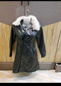 Vintage Faux Leather Coat