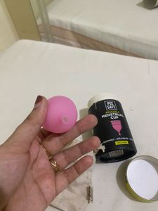 Pee Safe Reusable Menstrual Cup in Medium size.