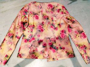 Floral Print Blazer