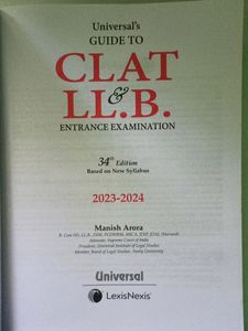 CLAT and LLB  universal guide 2023-24
