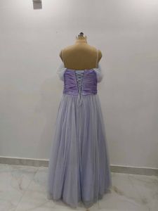 Lavender Tulle Gown