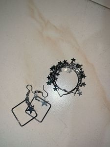 earnings and butterfly clip