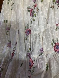 Floral Ethnic Skirt For Navratri/ Dandiya Nights