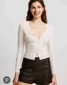 White Flower Summer Cardigan