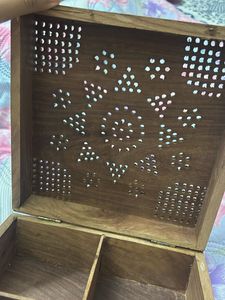 Wooden Pierced Box