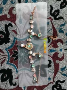 Pearl &amp; Crystal Choker Necklace