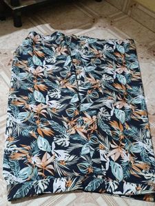 Floral Slit Skirt Top