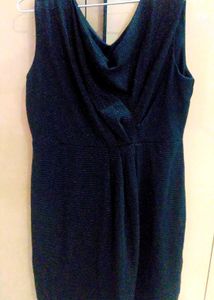 Black Solid Bodycon Dress
