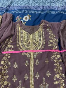 Lavender Pakistani Suit