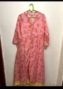 Pink Kurta Full Length