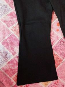 Black Flared Pants