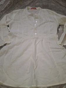 Elegant White Tunic Top
