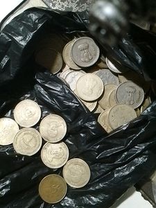 Old 5 Ruppe Coin