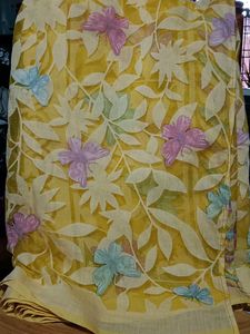 Yellow Colour Saree