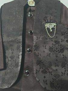 Boys' Festive Waistcoat Kurta Set