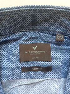 Blue Patterned Shirt