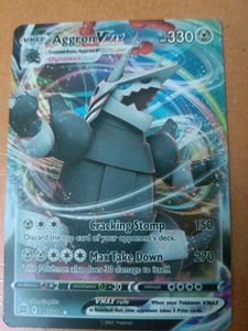 Aggron VMAX Pokemon Card