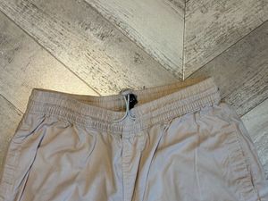 Beige Wide Leg Pants