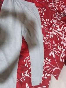 Gray Wide Leg Lounge Pants