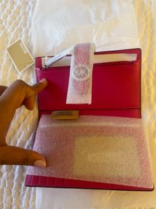 Michael Kors Pink Zebra Print Wallet