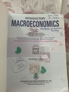 CLASS 12 SANDEEP GARG MACRO AND INDIAN ECONOMY