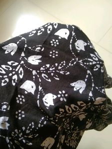 Dark Brown Peplum Crop Top